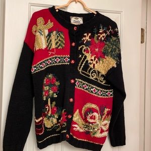 Vintage Tiara Christmas Sweater